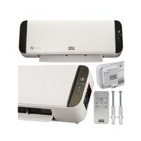 Aeroterma electrica de perete,incalzitor, cu telecomanda,  putere 2000 W, reglarea temperaturii in 3 trepte, Red Technic