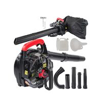 Suflanta pentru frunze, 4 in 1, aspirator, cu tocator, motor pe benzina in 2 timpi, 770 m3/h, putere 3.5 Cp, Red Technic