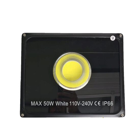 Proiector 50 W rotund Led 220V pentru  exterior 