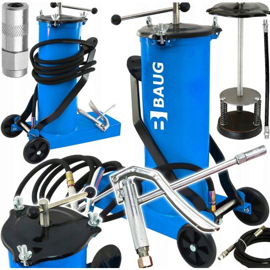Pompa gresat manuala 6L, Gresor, furtun 4m Baug