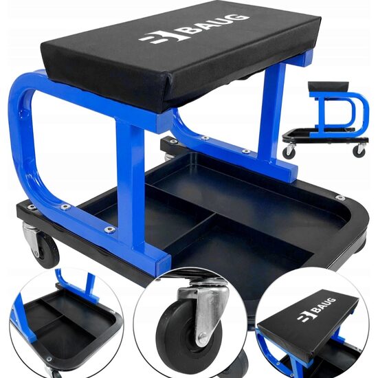 Taburet, Scaun pentru atelier cu sertar Baug 80x190x370mm 150kg