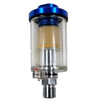 Filtru de aer separator, uscator pentru scule pneumatice, compresor, 1/4" Silver