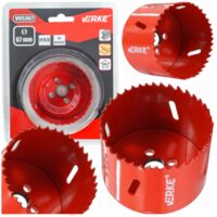 Carota bimetal pentru lemn, fier, pvc, 67mm Verke