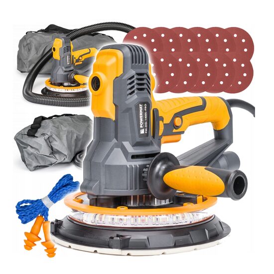 Slefuitor de pereti 1400PRO, aspirator, Led , Powermat