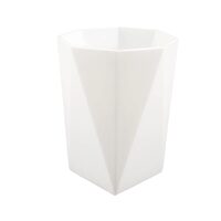 Suport pentru periute de dinti, model diamant, alb Sepio
