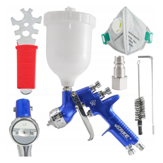 Pistol de vopsit pneumatic 1,4mm pahar 600 ml Verke