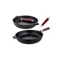 Tigaie din fonta, neagra, 30 cm, KingHoff
