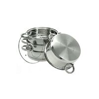 Set de 5 piese, oala pentru fiert cu abur, inox, 24 cm 5 litri Kinghoff