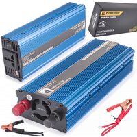 Convertor de tensiune auto, invertor tensiune  12V 230V 1800 W, Powermat