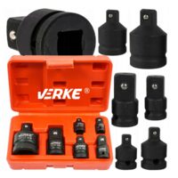 Trusa 6 piese adaptor impact 1/2, 1/4, 3/4, 3/8 Verke