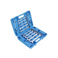 Set chei combinate, cu clichet, 12 piese, 8-19 mm, Satra