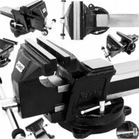 Menghina rotativa turnata, 150 mm, de banc, cu nicovala, Premium Line, Verke