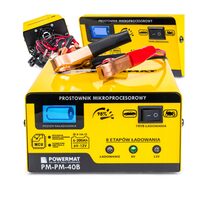 Redresor cu microprocesor, 40B baterie 6V 12V, Powermat 