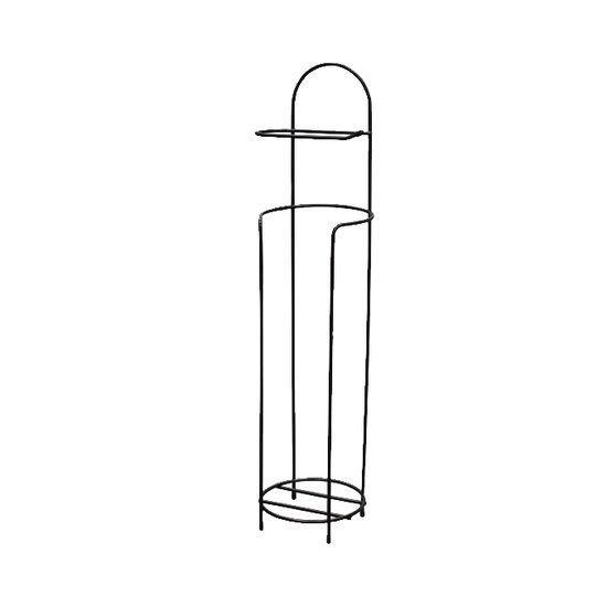 Suport pentru hartie igienica, metal, negru, 4 role Sepio
