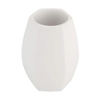 Suport din ceramica pentru periute dinti, pensule, alb, Sepio
