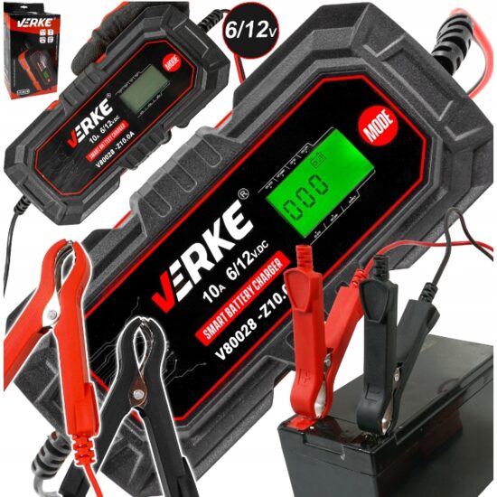 Redresor cu microprocesor,  6V/12V Z10.0A, Verke