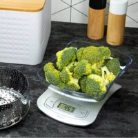 Cantar de bucatarie, 2 - 5000 g, argintiu, Kinghoff