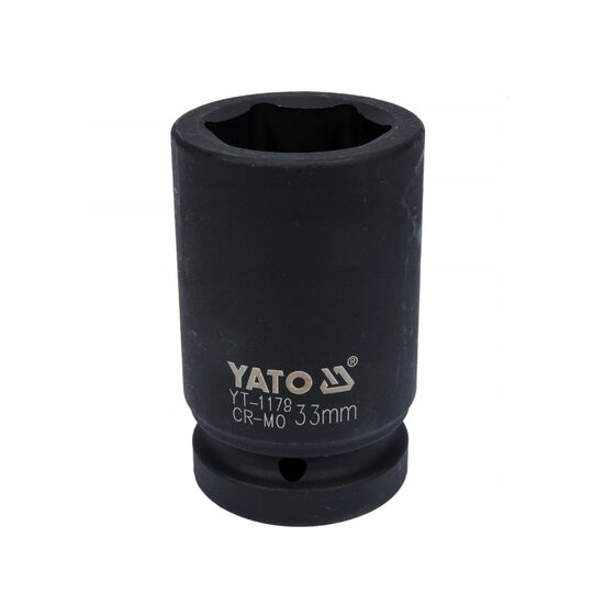Cheie tubulară hexagonlă de impact adânca 1" 33 mm , Yato