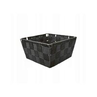Cos organizator pentru cosmetice, negru, 19x19x9 cm, Sepio