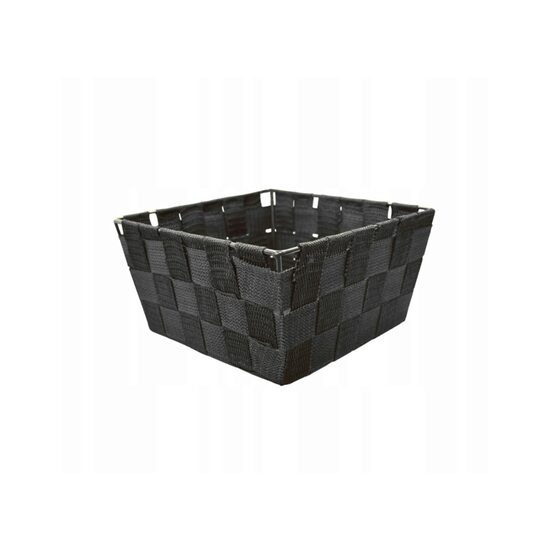 Cos organizator pentru cosmetice, negru, 19x19x9 cm, Sepio