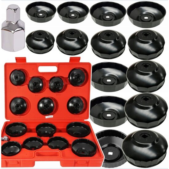 Set chei pentru filtre ulei, 15 piese, Verke