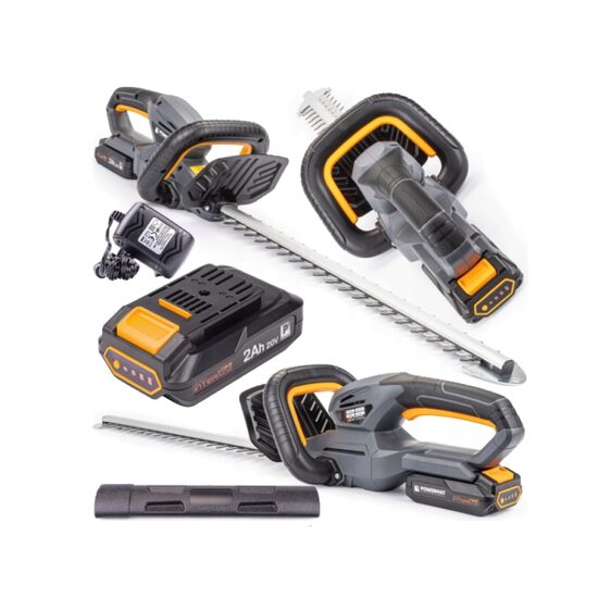 Foarfeca trimmer gard viu 45 cm cu acumulator, Powermat 