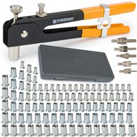 Pistol cleste pentru nituit, popnituri 86 piese, Powermat