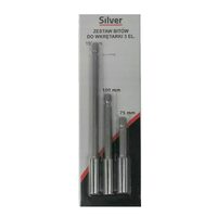 Set suport magnetic pentru biti cu extensie, 3 piese, Silver