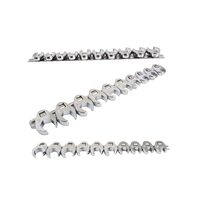 Set chei inelare semideschise 3/8", 10-19 mm, 10 piese, Asta