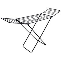 Uscator de rufe pliabil, 166 x 88 x 47 cm, sarcina suportata 15 kg, negru, Sepio