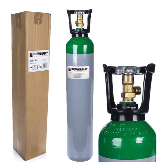 Butelie argon goala pentru sudura, capacitate 8 litri, Powermat