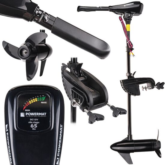 Motor electric pentru barca, 750 W, 65 lbs, Powermat