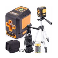 Nivela laser incrucisat verde, 120 Gt 30 metri, trepied geanta, Powermat
