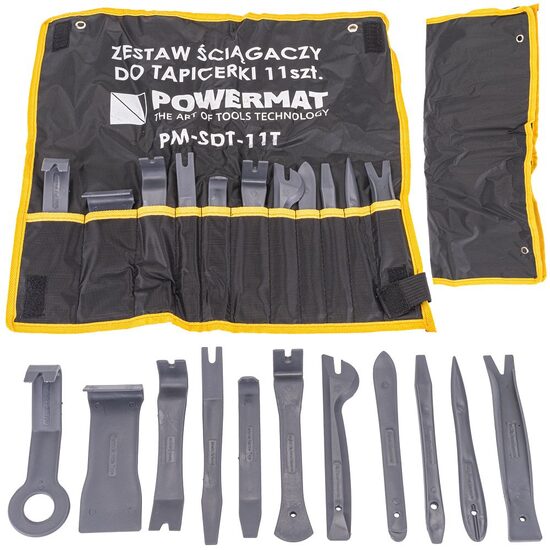 Set extractoare auto pentru tapiterie, 11 elemente, Powermat 