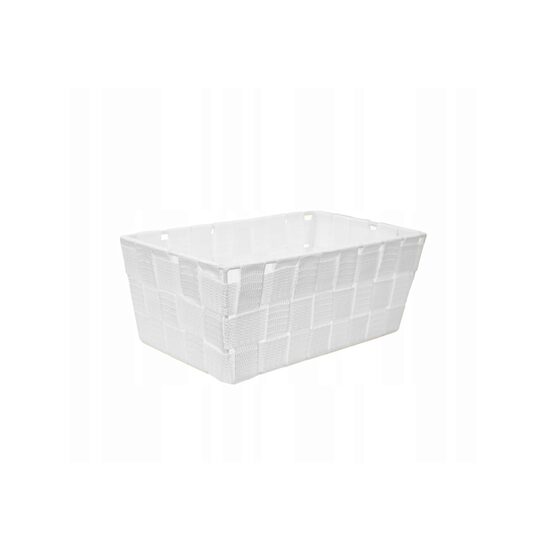 Cos organizator pentru cosmetice, alb, 25x15x10 cm, Sepio