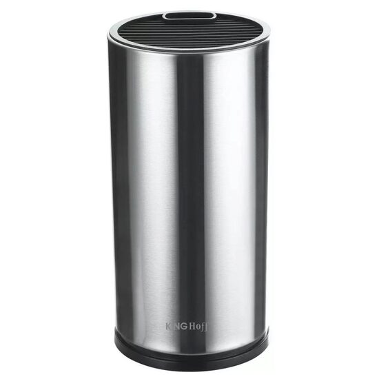 Suport pentru cuțite rotund, din inox, KingHoff