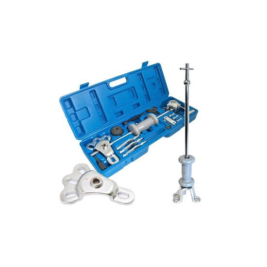 Trusa presa extras rulmenti si butuci, cu ciocan culisant 3 kg, Satra
