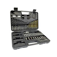 Trusa burghie si biti, 109 piese, Silver