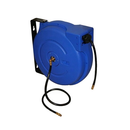 Tambur cu furtun pentru aer comprimat si apa 1/4", 15 m, Asta