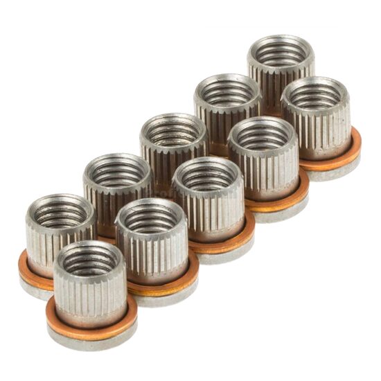 Trusa filete de schimb pentru reparat etrieri frana si filete conducte de frana, M9 x 1.25, 10 piese, Asta
