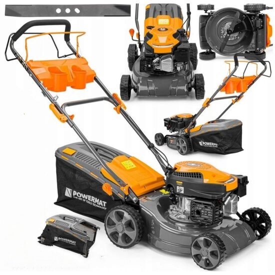 Masina de tuns iarba pe benzina 5CP, Powermat 