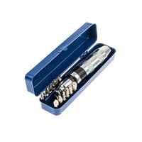 Set surubelnita de impact si biti, pentru suruburi gripate, 1/2", 13 piese, cutie metalica, Satra
