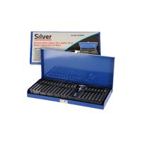 Trusa biti, imbusuri, torx, canelat, 40 piese, Silver