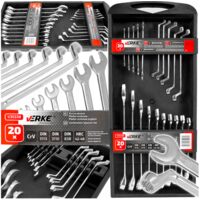 Set chei fixe si inelare combinate 20 piese 6-32mm Verke