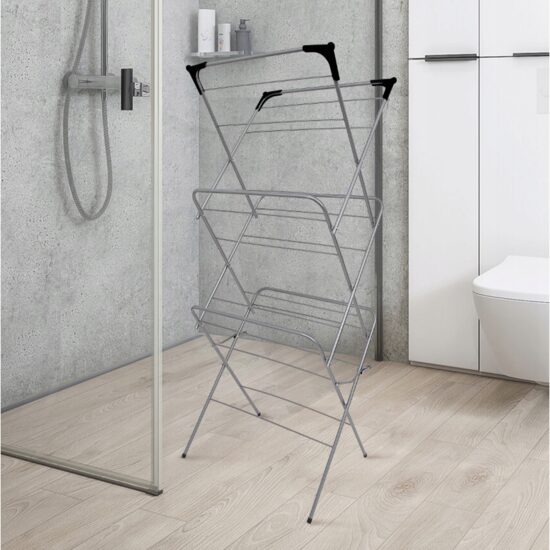 Uscator vertical pentru rufe, pliabil, extensibil, 150 cm, 20 m, Sepio