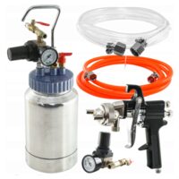 Pistol de vopsit pneumatic cu vas sub presiune, 2 litri, duza 2mm, Verke