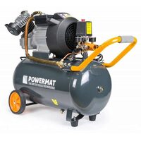 Compresor Aer Comprimat 50L 2 Pistoane 2.2kw 8  Bari 392l/min POWERMAT 