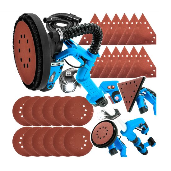 Slefuitor pliabil pentru pereti 2 in 1, tip girafa, 710 W, Baug 