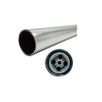 Teava din aluminiu pentru motocositoare, 28 x 8 mm, Silver