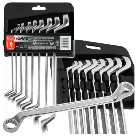 Set chei inelare combinate 8 piese 6-22mm Verke